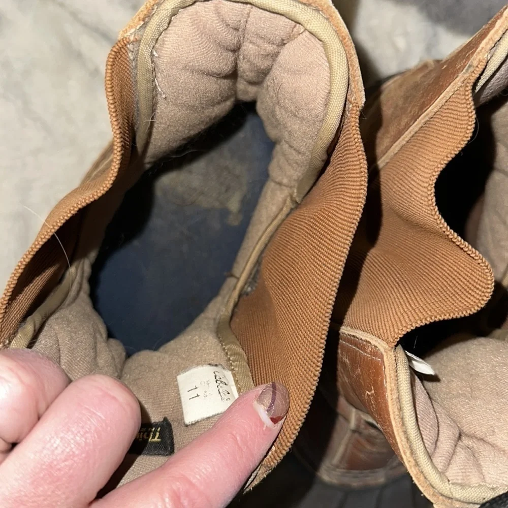 Cabela’s Waterproof Duck Shoes - Rubber Shoes and Leather Uppers Size 11